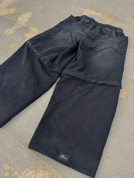 Logo pocket convertible sweats