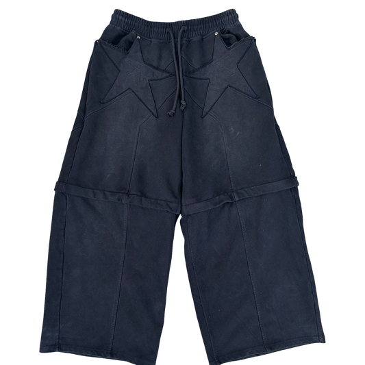 Logo pocket convertible sweats